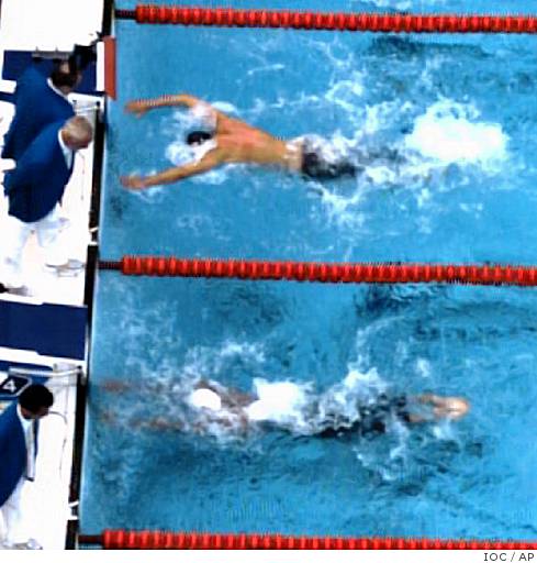 Milorad Cavic (SRB) vs Michael Phelps (USA)      