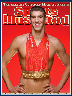    8    Phelps Michael witch 8 gold medal